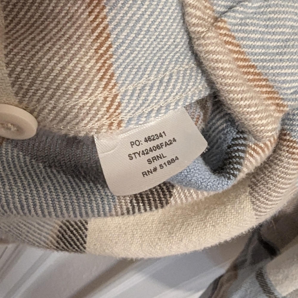 Patagonia đď¸ Fjord Flannel Shirt đš XS in Sunrise Ridge Natural - Picture 6 of 8
